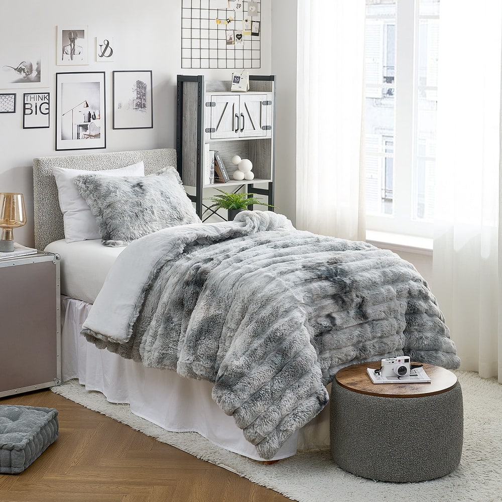 Snowball Chunky Bunny® - Coma Inducer® Comforter Set - Monsoon Gray