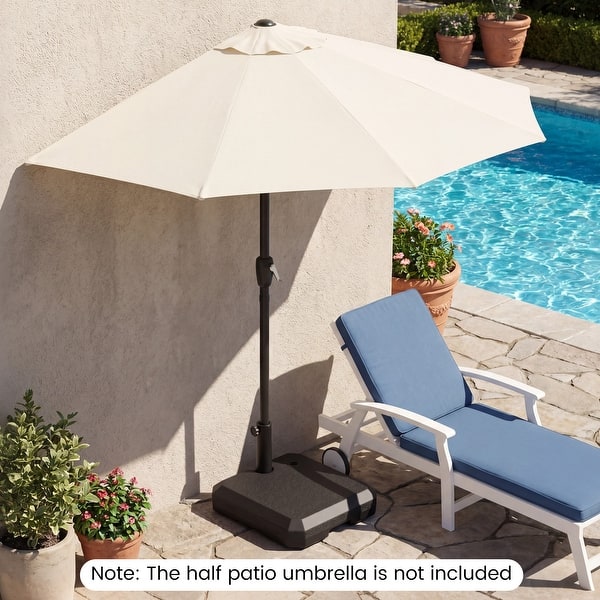 15 foot rectangular patio umbrella Kozyard 15 FT Rectangular Double-Sided Patio Umbrella with Solar Light   Kozyard LLC