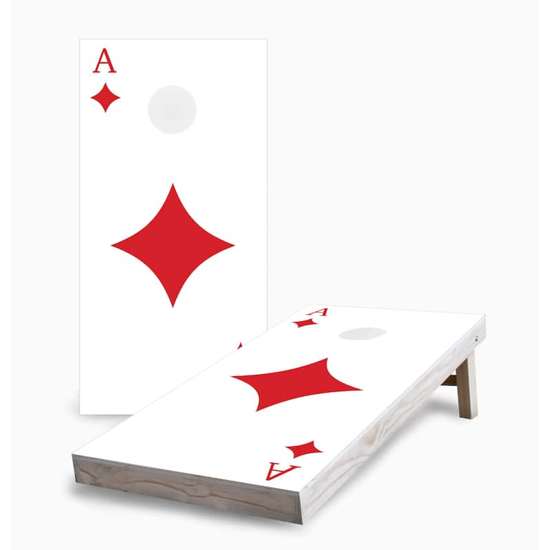 Ace of Diamonds Corn Hole Board Set - 16 Years and Up