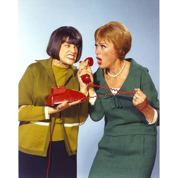 Shop Kaye Ballard Posed With Telephone Photo Print Overstock 25391008