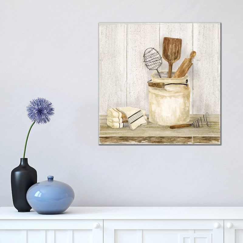 iCanvas "Vintage Kitchen I" by Tara Reed Canvas Print - 18x18x1.5