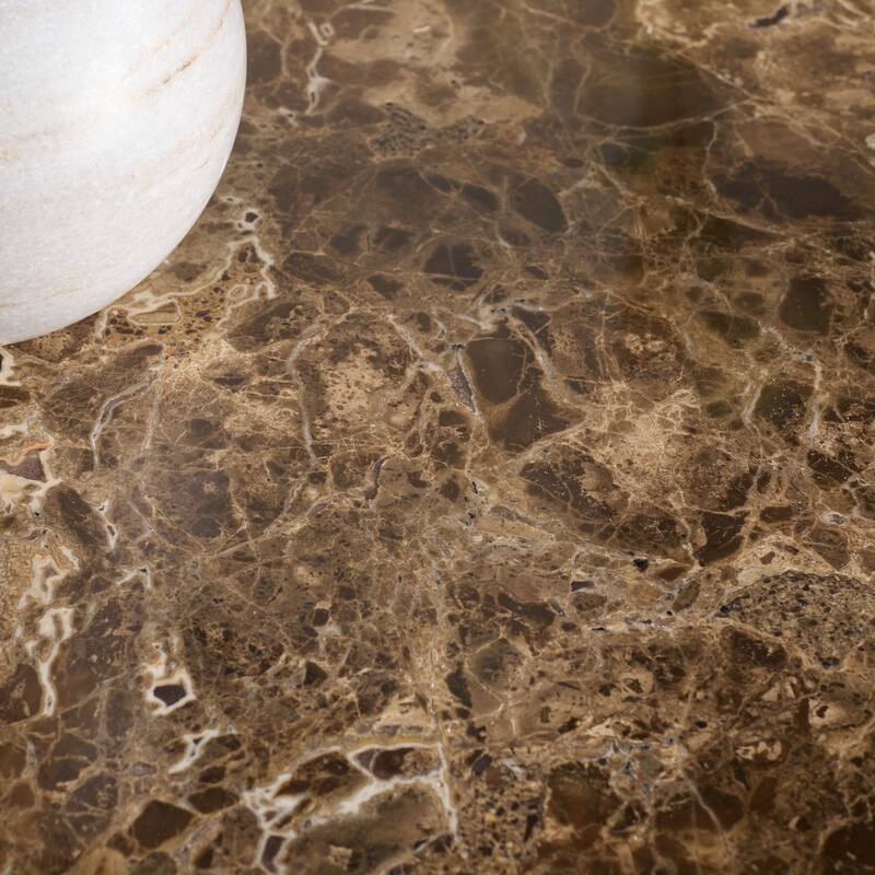 SAFAVIEH Couture Shayrina Marble Accent Table - 22"W x 18"D x 23"H