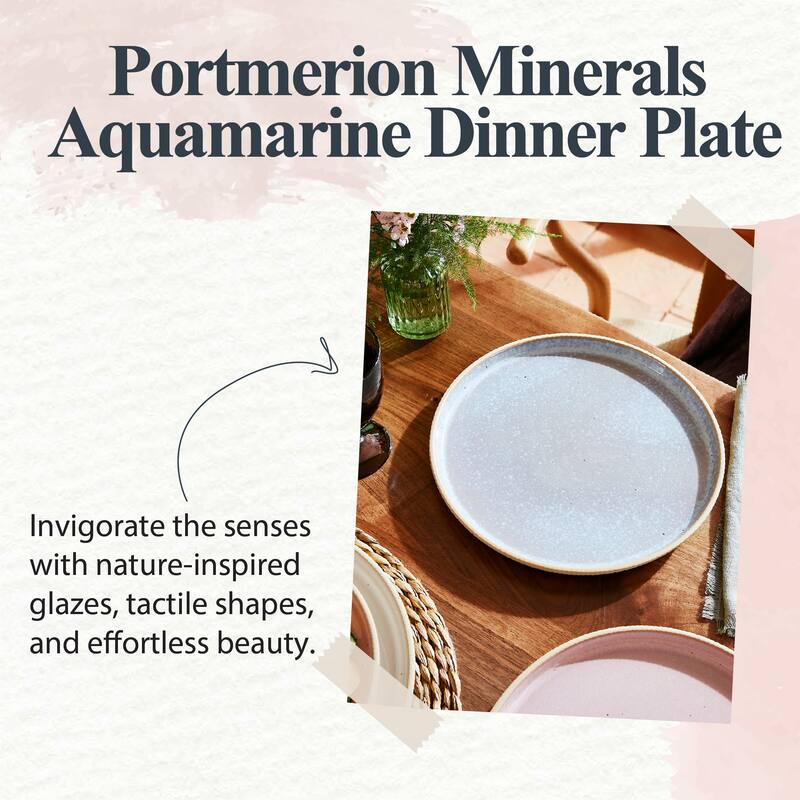 Portmeirion Minerals Set of 4 Dinner Plates - 24 fl. oz.