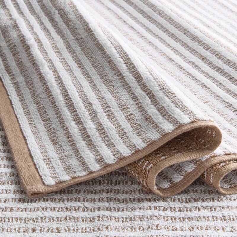 TOWN & COUNTRY PLAY 6-Piece Striped Reversible Terry Brights Set, 2 Bath, 2 Hand, 2 Wash,