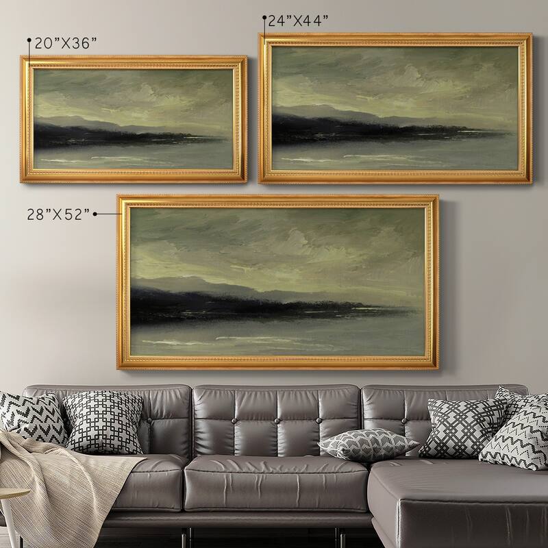 Coastal Dawn Premium Framed Canvas- Ready to Hang