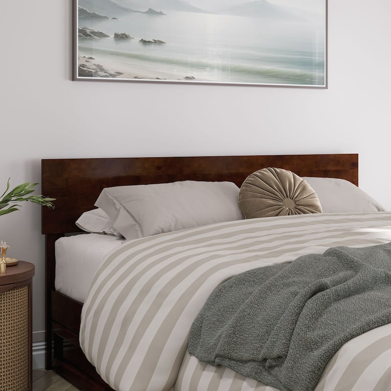 Wesley Platform Bed with Panel Footboard and Storage Drawers