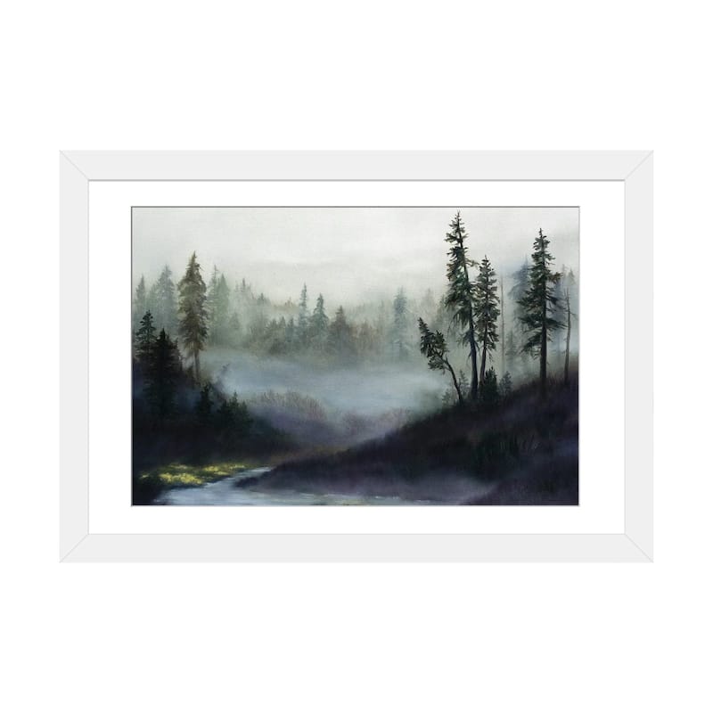 iCanvas "Silent Music" by Rebecca Baldwin - White - 24x32x1