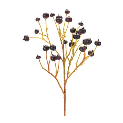 Blue Berry Spray (Set of 6) - 6.5 x 6.5 x 28