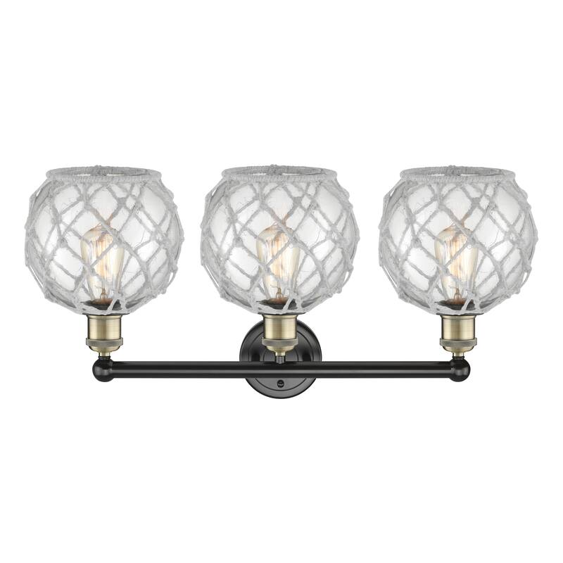 Innovations Lighting Endless Possibilities Edison - Farmhouse Rope - 3 Light 26" Bath Vanity Light