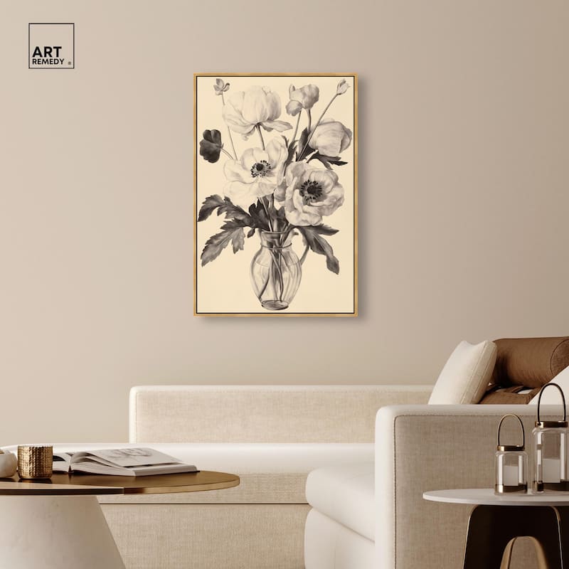 Herbarium's Hush III Canvas by Art Remedy