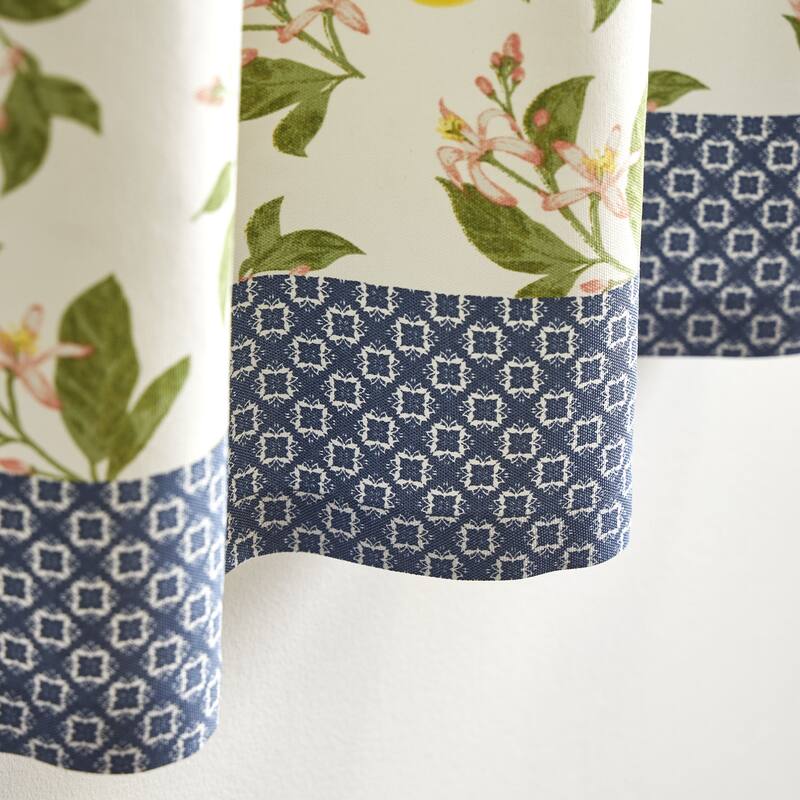 Martha Stewart Lemons 3pc Valance & Tiers Set