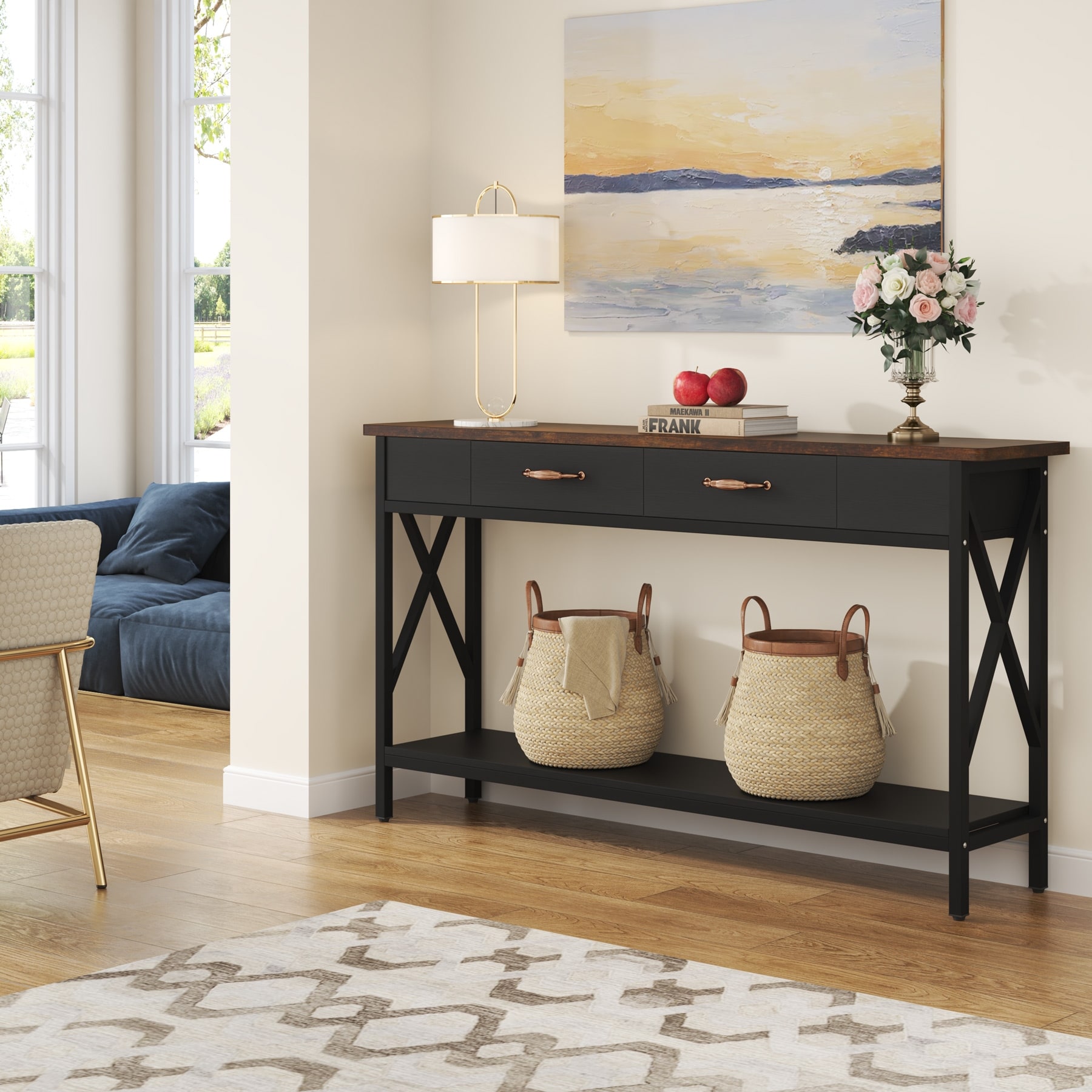 Long sofa console online table