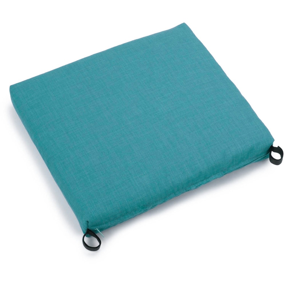 Indoor/Outdoor Polyester Solid Chair Cushion - 20 x 19