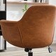 preview thumbnail 32 of 37, Back Support Home Desk Chair, Ergonomic Chair with Frame and Arms, Height Adjustable Rolling Swivel Office Chair - N/A