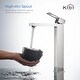 preview thumbnail 21 of 25, Lead Free Solid Brass Single Handle Bathroom Vanity Sink Faucet with Water Hose