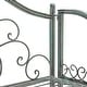 preview thumbnail 44 of 44, SAFAVIEH Amaris Victorian Wrought Iron 4-Tier Outdoor Bakers Rack. - 25 in. W x 15 in. D x 63 in. H