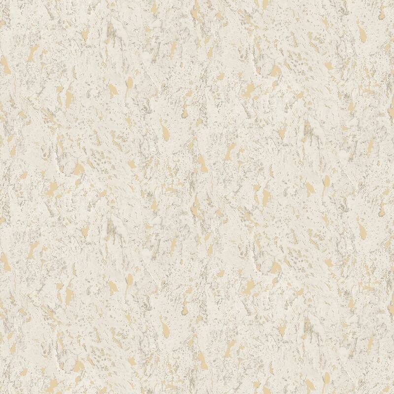 Brewster Adrift White Large Faux Cork Wallpaper - 20.5in x 396in x 0.025in