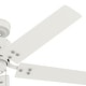 preview thumbnail 12 of 21, Hunter 52" Windbound Outdoor Ceiling Fan with Pull Chain - Damp Rated!