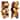 "Amber Embraces I & II" Hand Made & Hand Finished Dimensional Solid Wood Wall Art