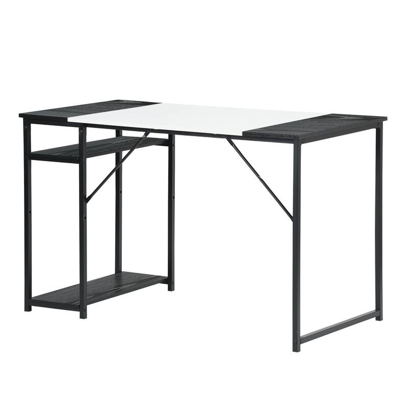 HomyLin Writing Table Home Office Desk Computer Desk for Study Working
