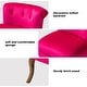 preview thumbnail 5 of 51, Xacobo Modern Velvet Tufted Vanity Stool with Wood Base by HULALA HOME
