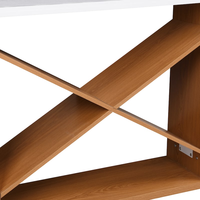 70.87 inch Farmhouse Console Table