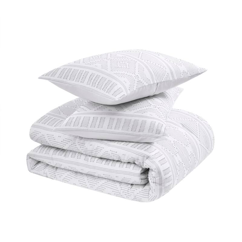 Comfort Spaces Albany Cotton Jacquard Comforter Set