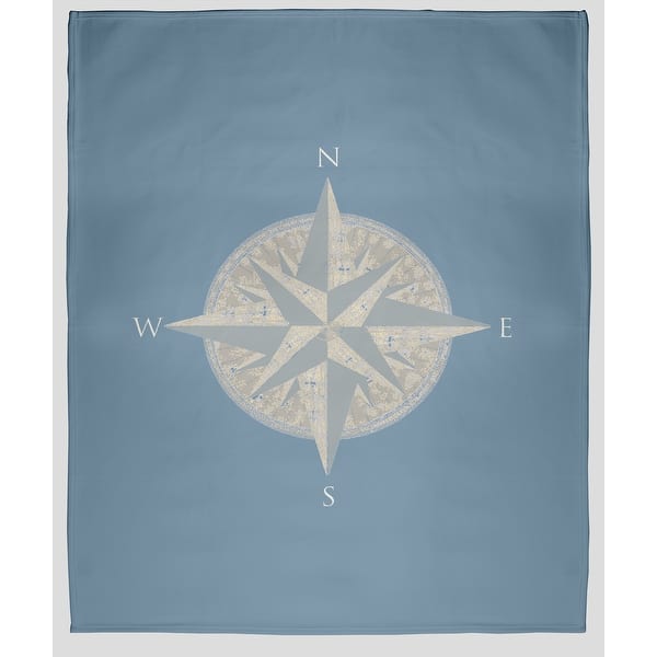 Compass Fleece Throw Blanket Bed Bath & Beyond 36390955