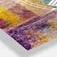 preview thumbnail 3 of 4, Designart 'Couple Walking in Rain' Cottage 3 Panels Oversized Wall CLock - 36 in. wide x 28 in. high - 3 panels