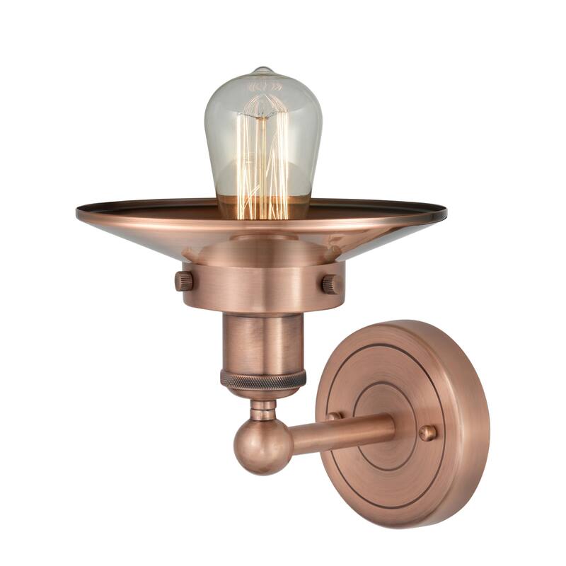 Innovations Lighting 616-1W-8-8 Railroad Sconce Railroad 8" Tall Wall