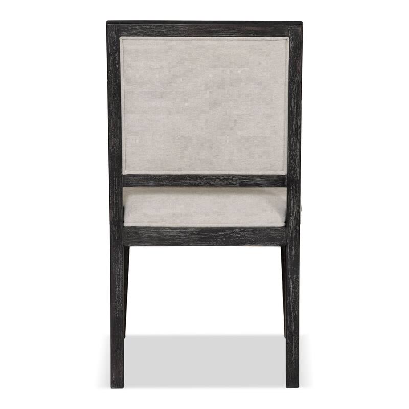 Furniture of America Durem Modern Solid Wood Padded Side Chairs (Set of 2)