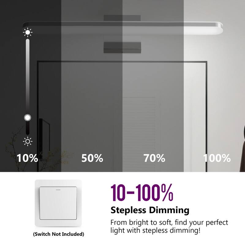 Modern LED Vanity Light Bar Dimmable 8W Wall Fixture 6000K