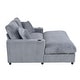 preview thumbnail 52 of 71, GDFStudio - Polyester 50.9" Loveseat Chaise Lounge Chair with Cup Holders