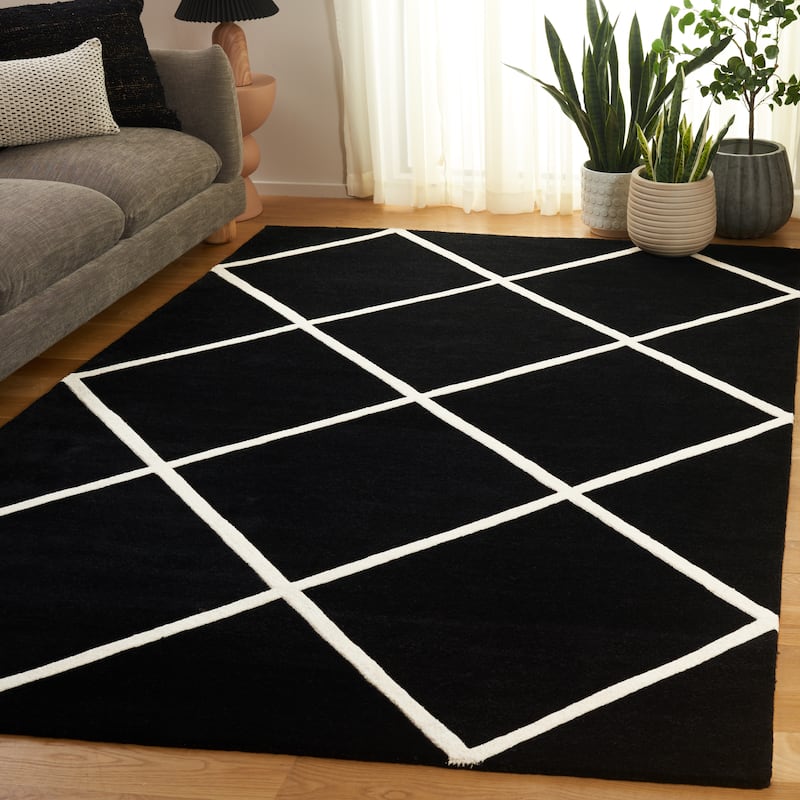 SAFAVIEH, Handmade Chatham Ezzelina Modern Moroccan Wool Rug