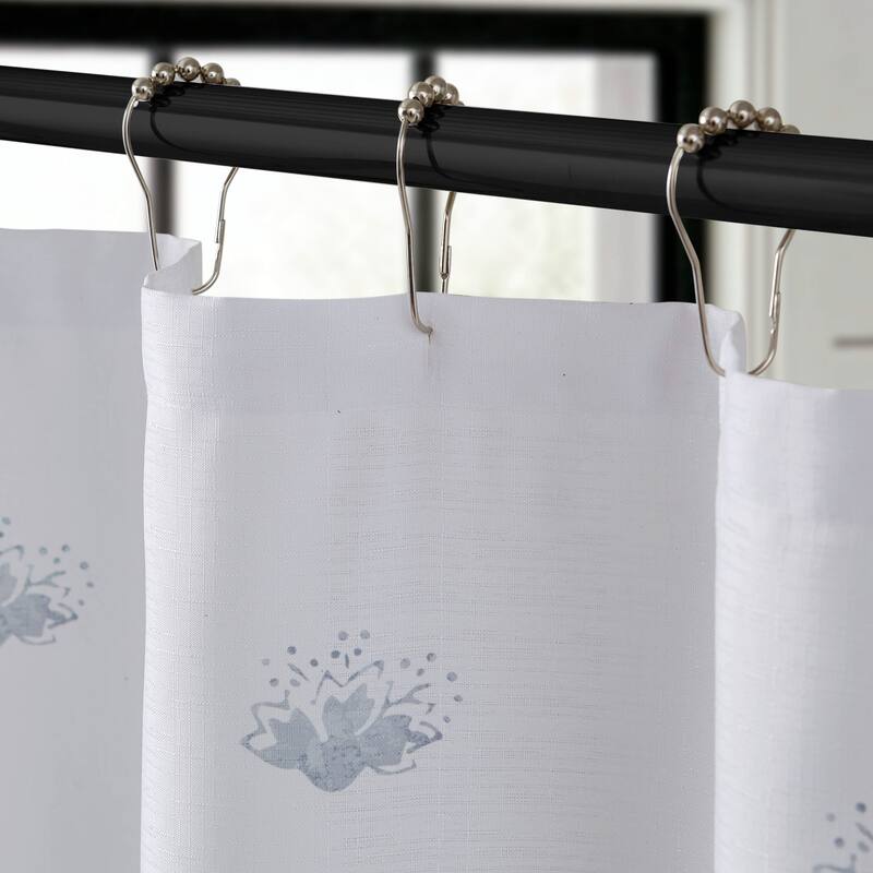 Jessica Simpson 13-Piece Shower Curtain and Hooks Set