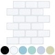 preview thumbnail 2 of 45, Subway Tiles Peel and Stick Backsplash, Stick on Tiles Kitchen Backsplash (Thicker Design Pack of 10) White