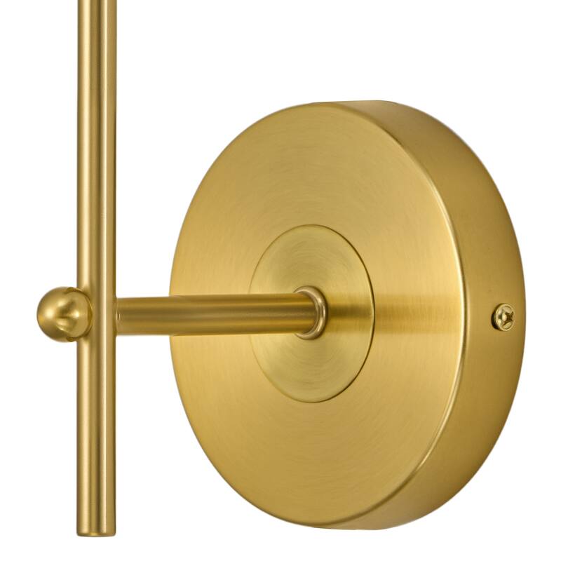 1-Light Dimmable Wallchiere Plug-in Armed Wall Sconce Vanity Light