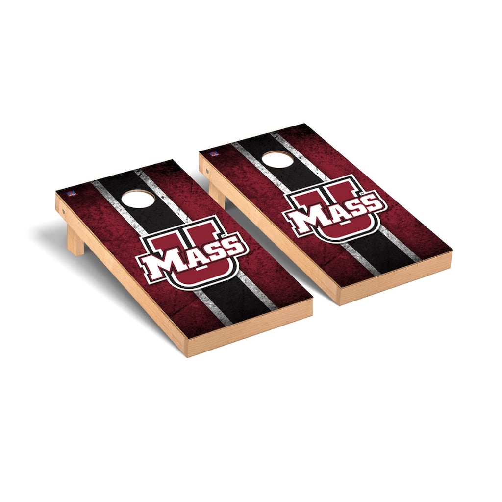 Massachusetts UMASS Minutemen Vintage Cornhole Board Set