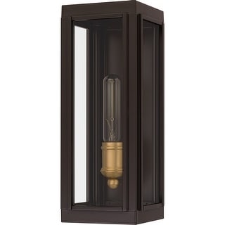 Avon 1-Light Western Bronze Outdoor Wall Lantern