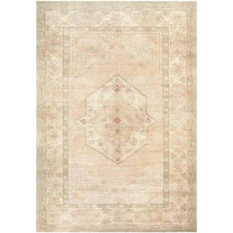 Livabliss x Galey Alix Luciana II Traditional Medallion Area Rug - 8'10" x 12' - Tan