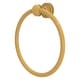 preview thumbnail 27 of 27, Allied Brass Mambo Collection Towel Ring Spanish Gold