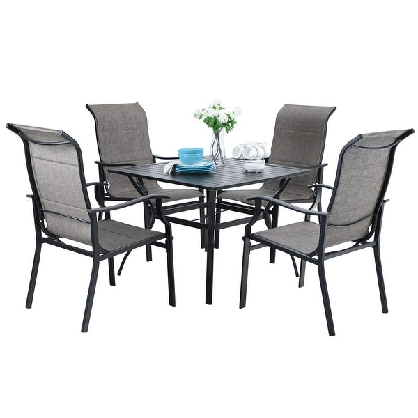 4 seater metal discount garden furniture sets