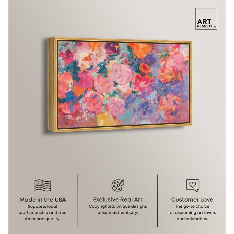 Kaleidoscope of Color Canvas by Art Remedy