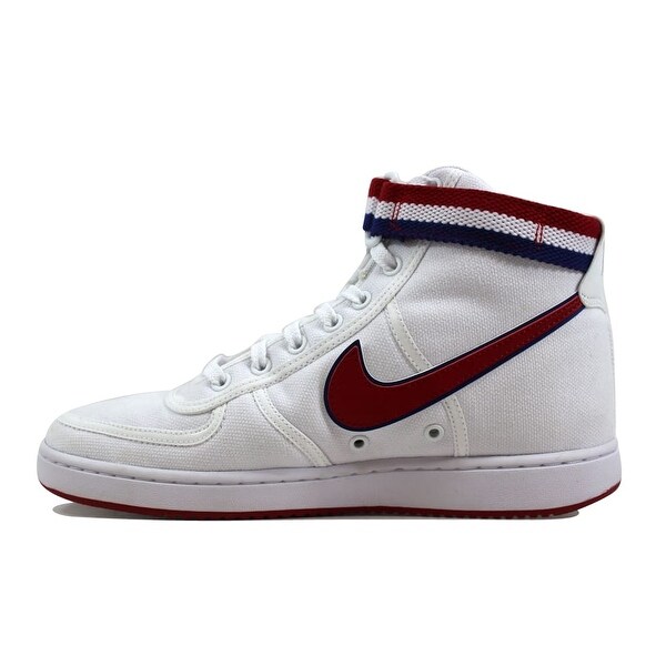 nike vandal high supreme white red blue