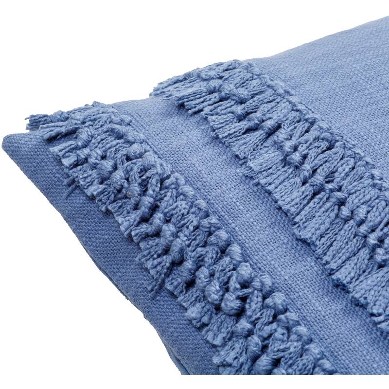 Miloh Tassel Fringe Accent Throw Pillow