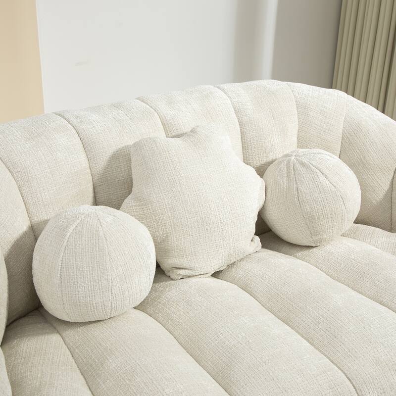 Lounger Bean Bag Chair With 3 Pillows