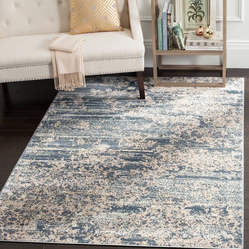 SAFAVIEH Vintage Distressed Boho Hilkka Oriental Rug - 3' x 5' - Grey/Ivory - Rectangle