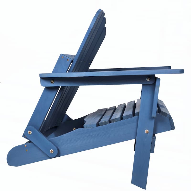 Oversize Wooden Outdoor Folding Adirondack Chair