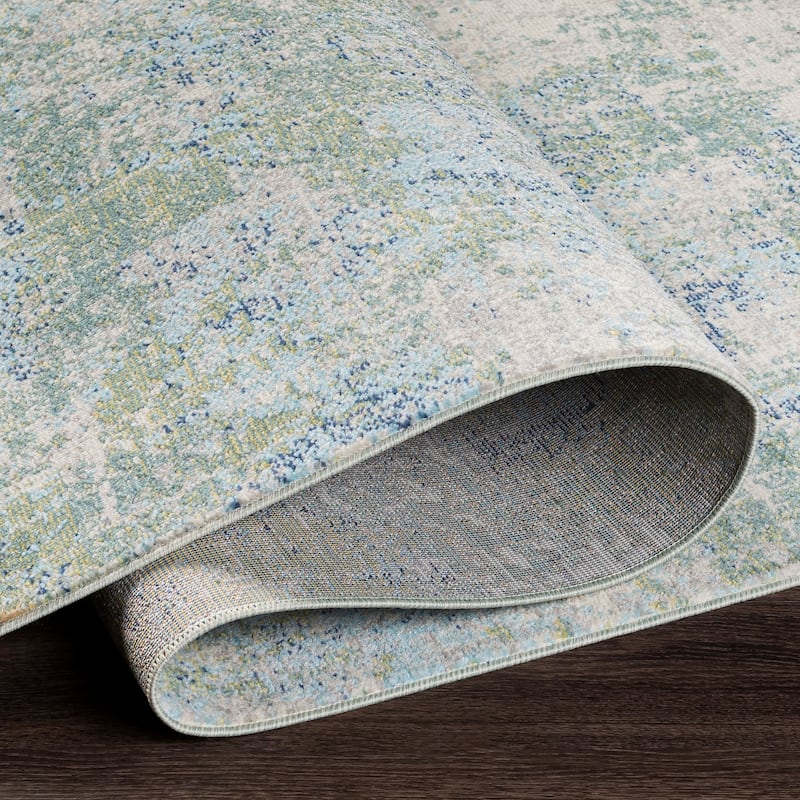 Livabliss Jamil Indoor / Outdoor Abstract Color Block Area Rug