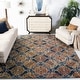 preview thumbnail 1 of 39, SAFAVIEH Evoke Aurora Vintage Boho Medallion Rug 6'7" x 9' - Blue/Orange - Rectangle